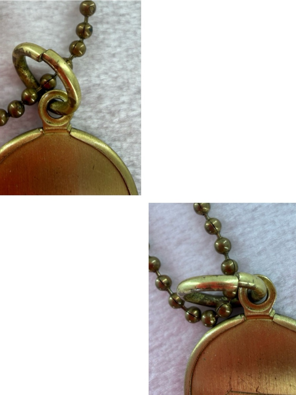 Coach Gold Round Bag Tag - Picture 11 of 11